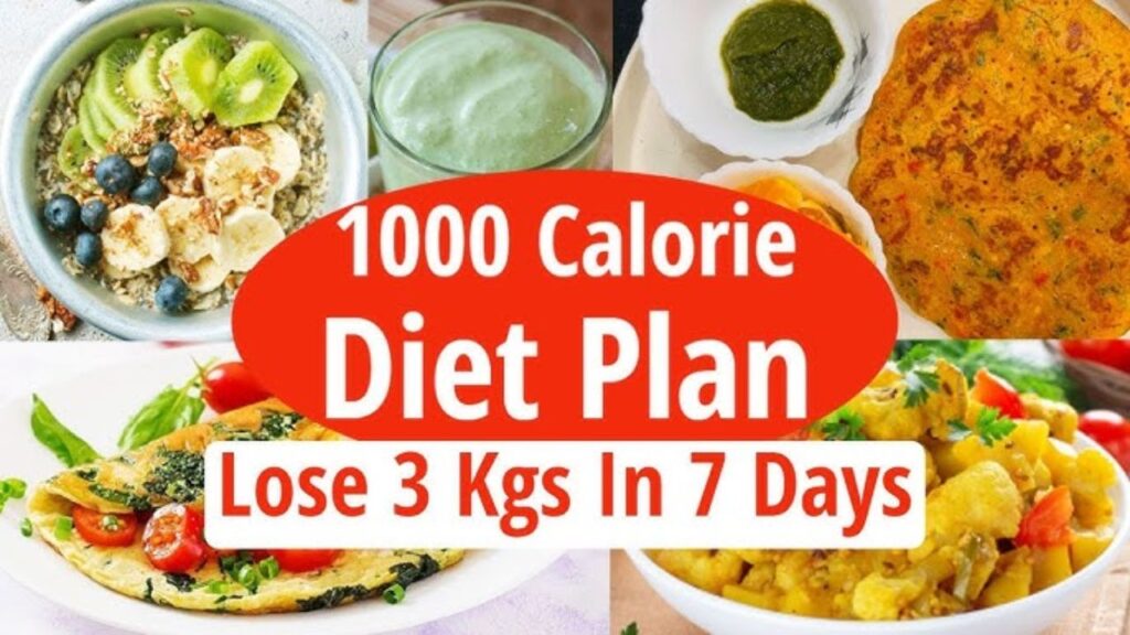 1000 Calorie Diet Plan