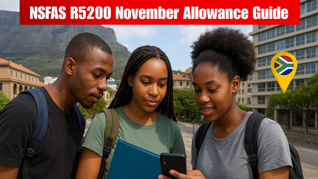 NSFAS R5,200 November 2025