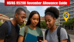 NSFAS R5,200 November 2025 allowance for University and TVET students how to claim payment dates documents status checks