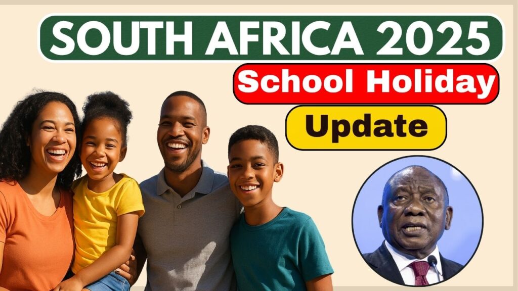 November 2025 South Africa School Calendar
