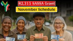 R2,315 SASSA Pension Grant Payment: Full November 2025 Schedule