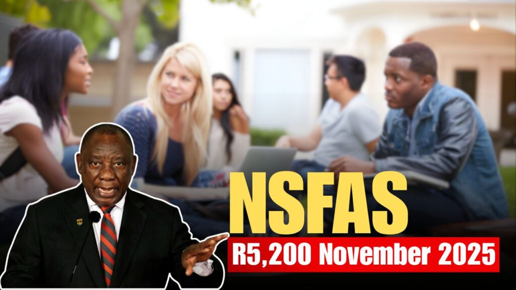R5,200 NSFAS Allowance November 2025