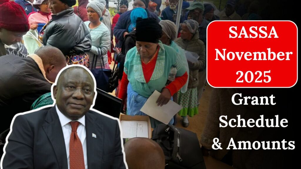 SASSA November 2025 Grant Schedule