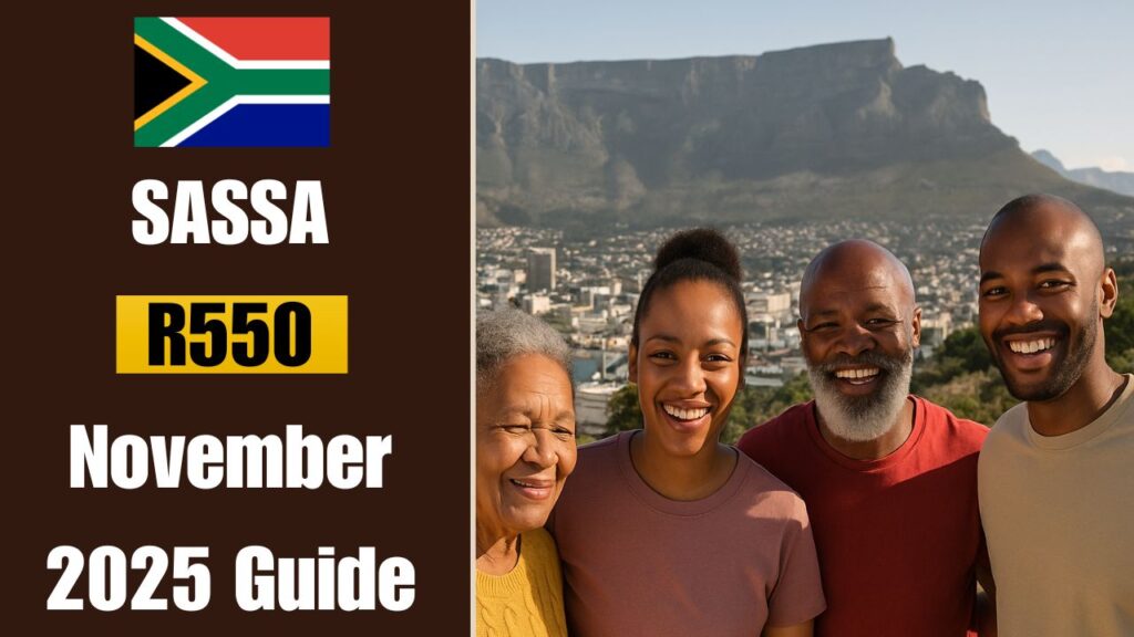 SASSA R550 Monthly Grant November 2025