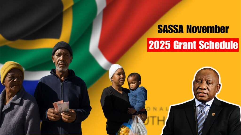 SASSA’s full November 2 payment timetable