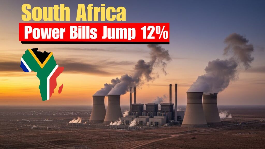 South Africa Power Bills Jump 12%