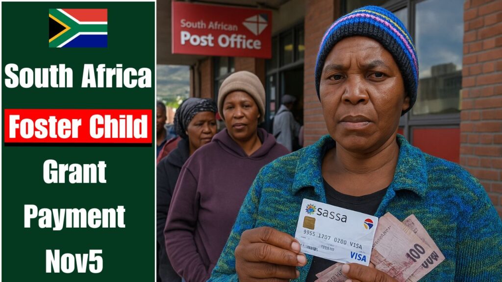 South Africa R1,250 Foster Child Grant Payment