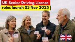 New UK Driving Licence Rules for Drivers Over 62 begin 3 November 2025 – Covering Renewals Vision and Reinstatement