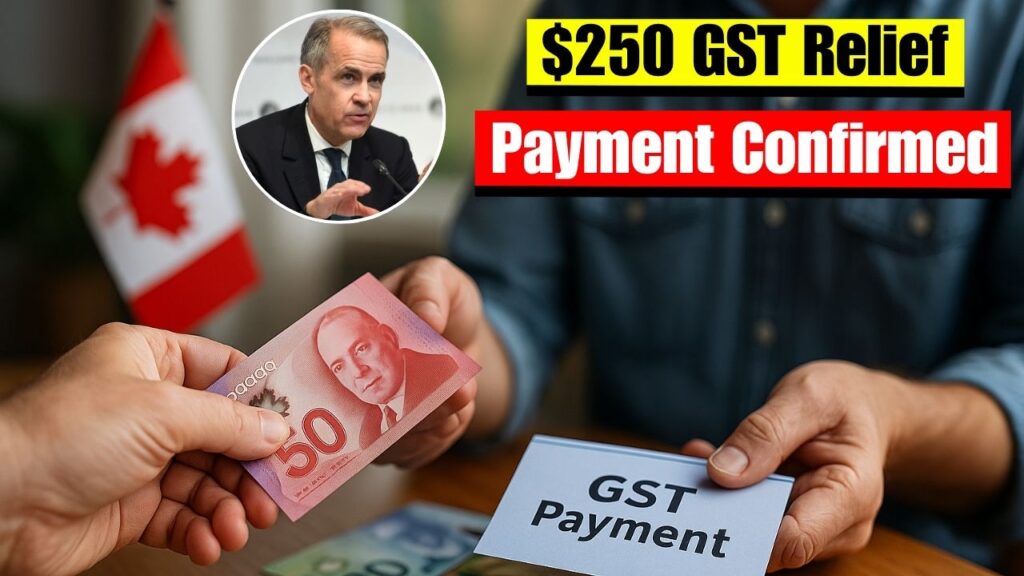 $250 GST Relief Payment Confirmed
