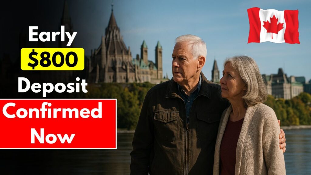 $800 CPP and OAS Cheques Coming Early November 2025