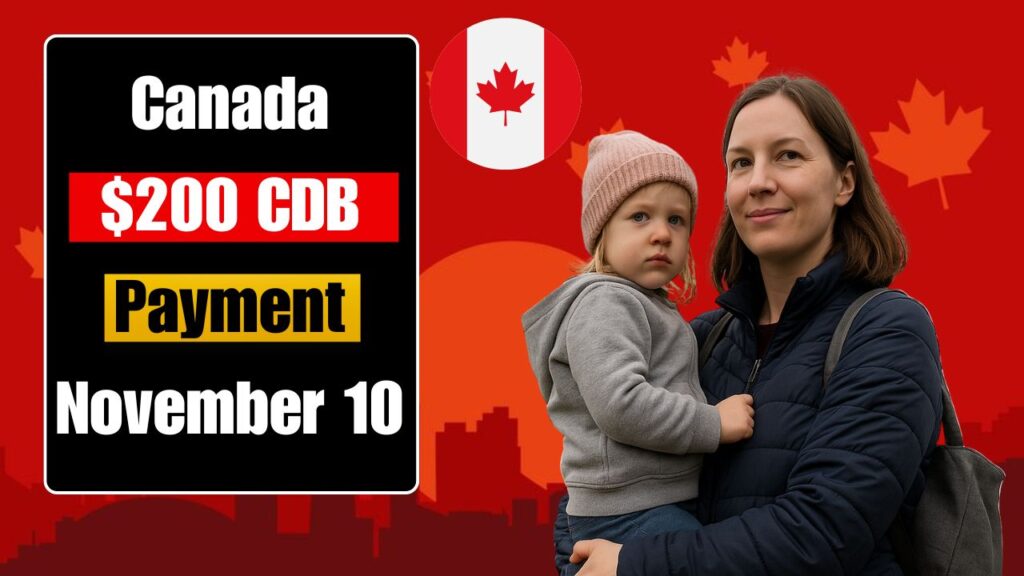 CDB Payment Coming November 10