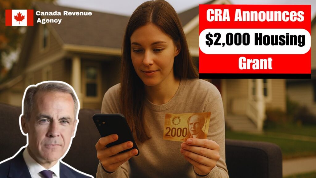 CRA $2,000 Emergency Housing Grant November 2025:
