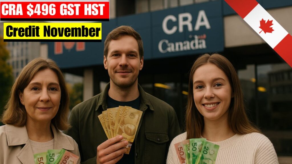 CRA $496 GST/HST Credit November 2025