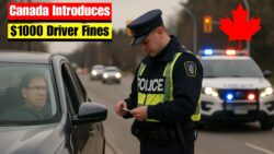 Canada Implements 2025 Driving Law Changes – Up to $1,000 Fines, New Vehicle Tech and Driver Obligations