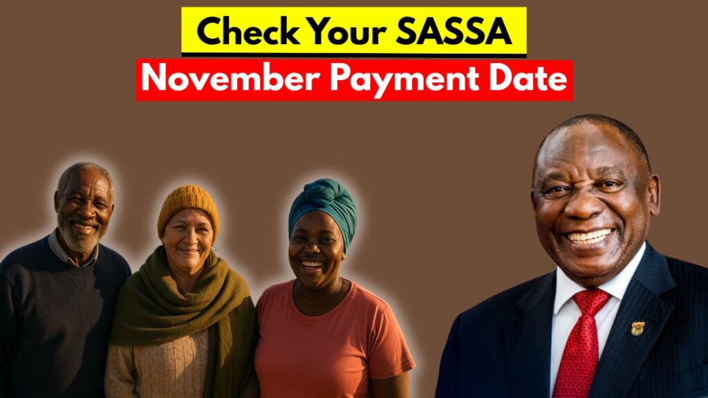 Check Your SASSA November Payment Date