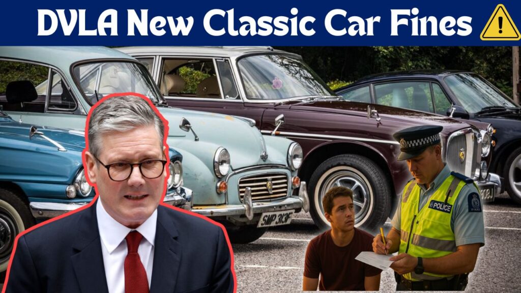 DVLA New Classic Car Fines