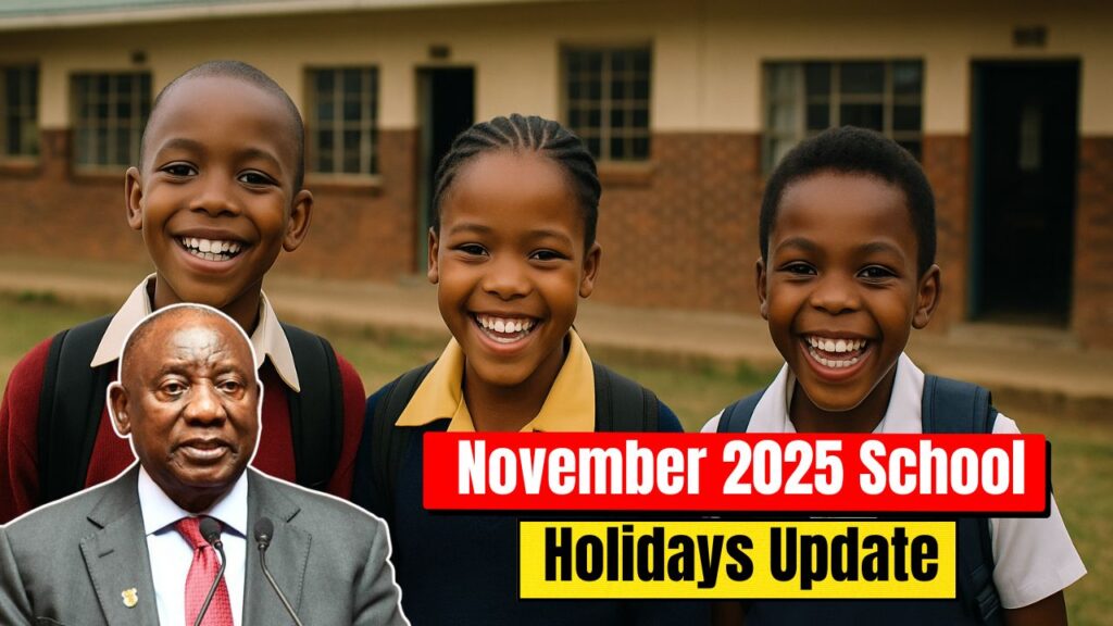 November 2025 School Holidays Update