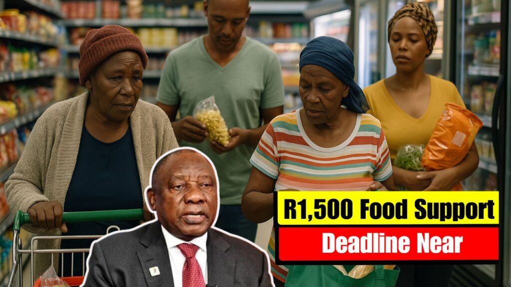 R1,500 Food Support Deadline Near