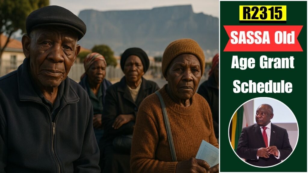 R2,315 SASSA Old Age Grant