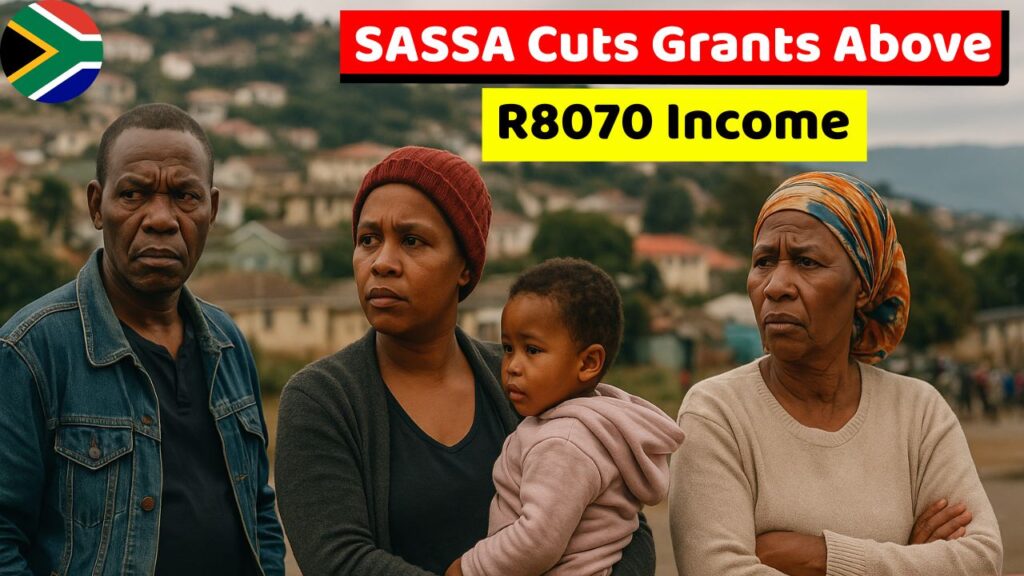 SASSA Cuts Grants Above R8070 Income