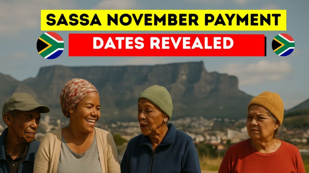 SASSA November Payment Dates Revealed