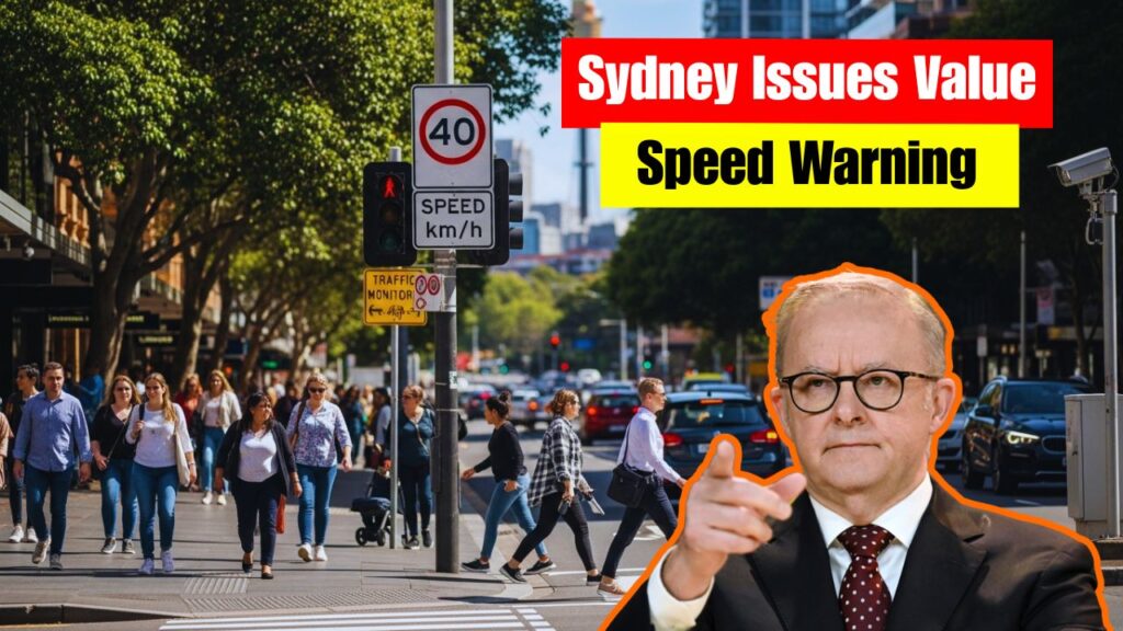 Sydney Issues Value Speed Warning